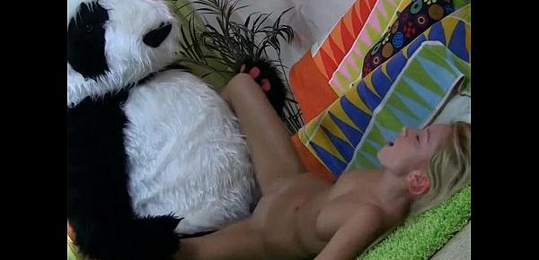  Panda bear in sex toy porn video